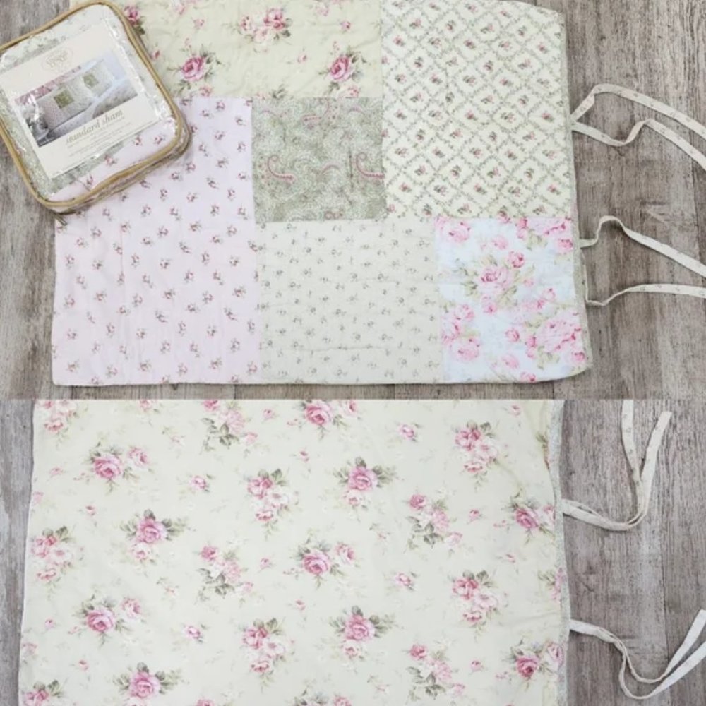 2 Luxe Vintage Pillow Shams NWT